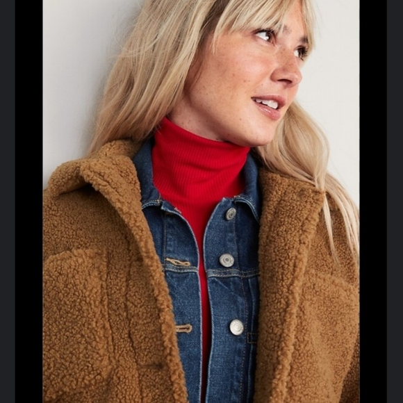 Cozy Sherpa Jacket Old Navy - Picture 3 of 13